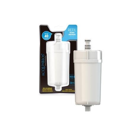 Refil Blindado para Filtro Premium Branco - Acquabios Menor preço em Refil Blindado para Filtro Premium Branco - Acquabios