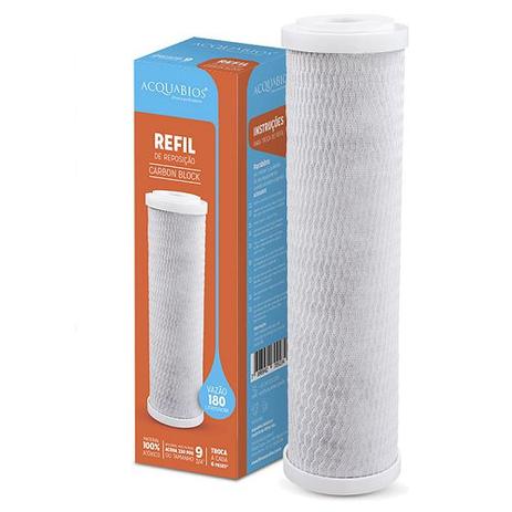Refil Carbon Block 9.3/4 Encaixe - 1003-0003 - Acquabios Menor preço em Refil Carbon Block 9.3/4 Encaixe - 1003-0003 - Acquabios
