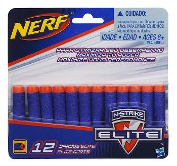 Refil com 12 dardos Nerf N Strike Elite -Original- Hasbro Menor preço em Refil com 12 dardos Nerf N Strike Elite -Original- Hasbro