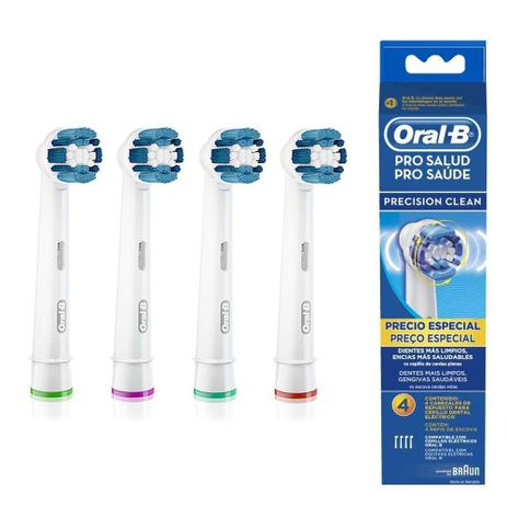 Refil De Escova Eletrica Oral B Com 4 Unidades - Oral-B Menor preço em Refil De Escova Eletrica Oral B Com 4 Unidades - Oral-B