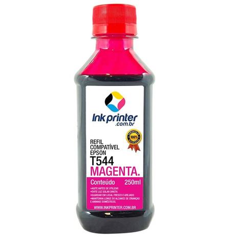Refil de Tinta Compatível InkPrinter Magenta para Impressora Epson L3150 ( T544 - 250ml) é ruim? Refil de Tinta Compatível InkPrinter Magenta para Impressora Epson L3150 ( T544 - 250ml) é boa?