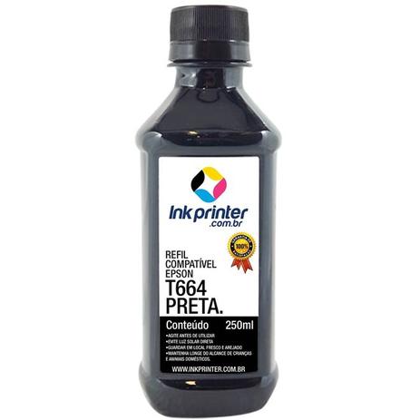 Refil de Tinta Compatível InkPrinter Preta para Impressora Epson L120 ( T664 - 250ml) é ruim? Refil de Tinta Compatível InkPrinter Preta para Impressora Epson L120 ( T664 - 250ml) é boa?