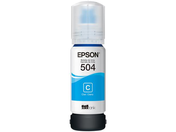 Refil de Tinta Epson Ciano - T504