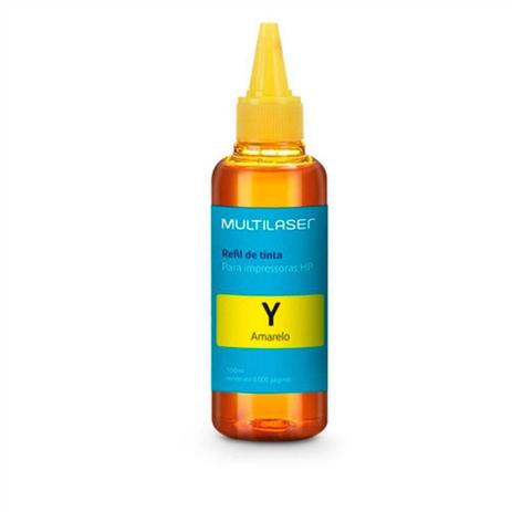 Refil de Tinta HP Multilaser Amarelo, RF004, Jato de Tinta Menor preço em Refil de Tinta HP Multilaser Amarelo, RF004, Jato de Tinta