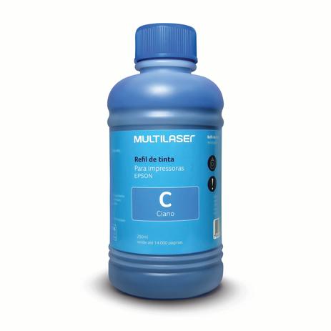 Refil De Tinta Para Impressoras Epson 250Ml Ciano - RF014 - Multilaser é ruim? Refil De Tinta Para Impressoras Epson 250Ml Ciano - RF014 - Multilaser é boa?