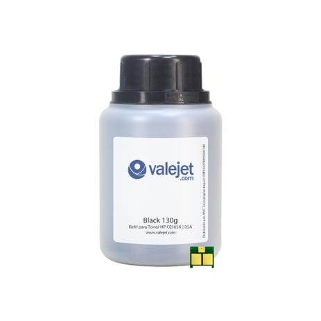 Refil de Toner e Chip para HP CE505A 05A 130g - Valejet Menor preço em Refil de Toner e Chip para HP CE505A 05A 130g - Valejet