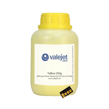 Refil de Toner e Chip para Samsung CLP 610 CLP 660 Yellow - Valejet é ruim? Refil de Toner e Chip para Samsung CLP 610 CLP 660 Yellow - Valejet é boa?