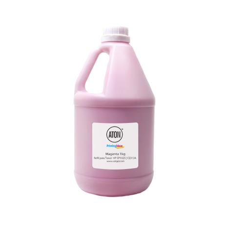 Refil de Toner para HP CP1025 CE313A M175NW 126 Magenta High Definition ATON 1Kg Menor preço em Refil de Toner para HP CP1025 CE313A M175NW 126 Magenta High Definition ATON 1Kg
