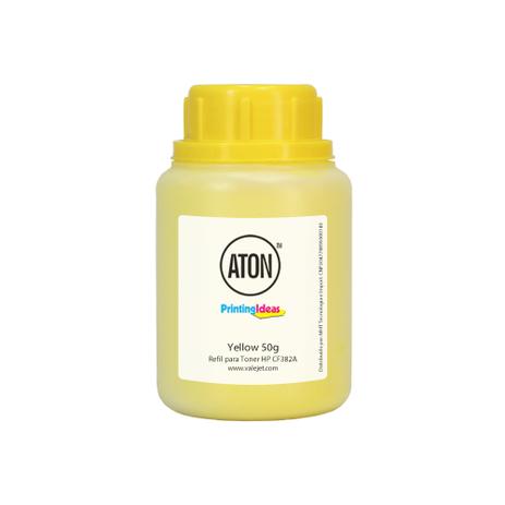Refil de Toner Para HP M476DN M476DW CF382A ATON Yellow 50g Menor preço em Refil de Toner Para HP M476DN M476DW CF382A ATON Yellow 50g