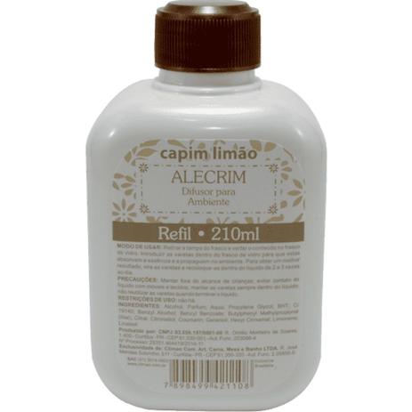 Refil Difusor para Ambiente Capim Limão Aroma Alecrim 210ml é boa?