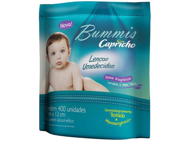 Refil Lenço Umedecido Capricho Bummis - 400 Unidades