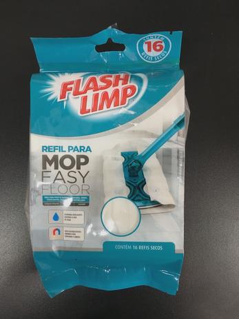 Refil Mop Easy Floor Flash Limp Menor preço em Refil Mop Easy Floor Flash Limp