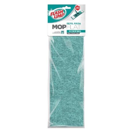 Refil Mop Flat Microfibra FlashLimp - Flash Limp Menor preço em Refil Mop Flat Microfibra FlashLimp - Flash Limp