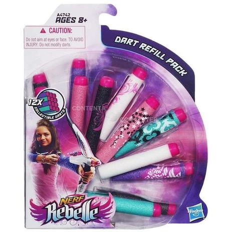 Refil Nerf Rebelle 12 Dardos A4742 Hasbro Menor preço em Refil Nerf Rebelle 12 Dardos A4742 Hasbro