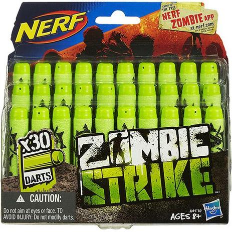Menor preço em Refil NERF Zombie 30 Dardos Hasbro A4570 8470