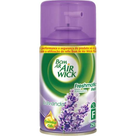 Refil Odorizador Bom Ar Air Wick Freshmatic Lavanda 250ml Menor preço em Refil Odorizador Bom Ar Air Wick Freshmatic Lavanda 250ml