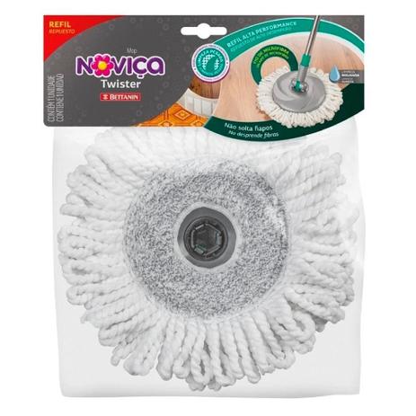 Refil P/Mop Novica Twister BT190R Bettanim Menor preço em Refil P/Mop Novica Twister BT190R Bettanim