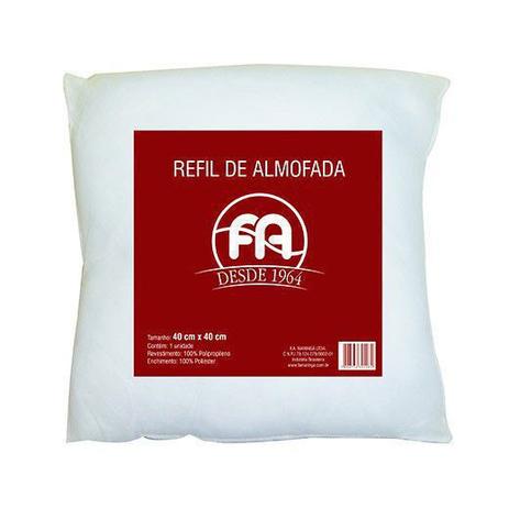 Refil Para Enchimento de Almofada 40x40cm - F.A Maringa Menor preço em Refil Para Enchimento de Almofada 40x40cm - F.A Maringa
