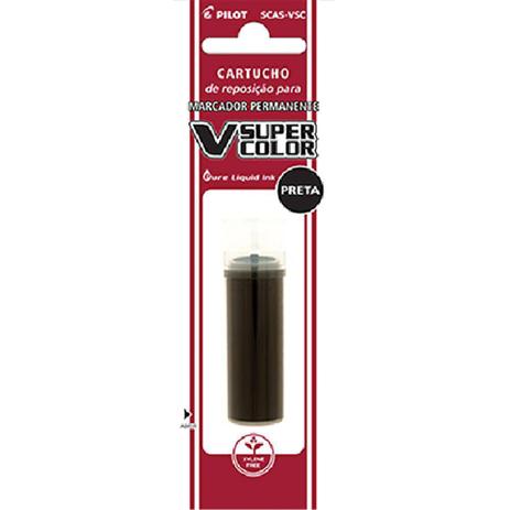 Refil Para Marcador Permanente V Super Pilot Preto 12 Unidades Menor preço em Refil Para Marcador Permanente V Super Pilot Preto 12 Unidades
