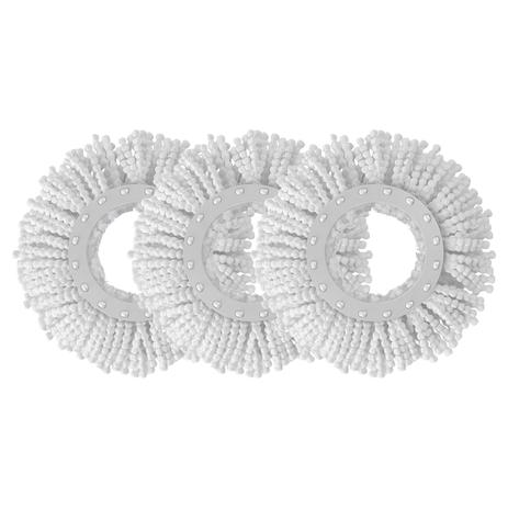 Refil para Mop Giratório Fit 3 Unidades - Flashlimp - Flash Limp Menor preço em Refil para Mop Giratório Fit 3 Unidades - Flashlimp - Flash Limp