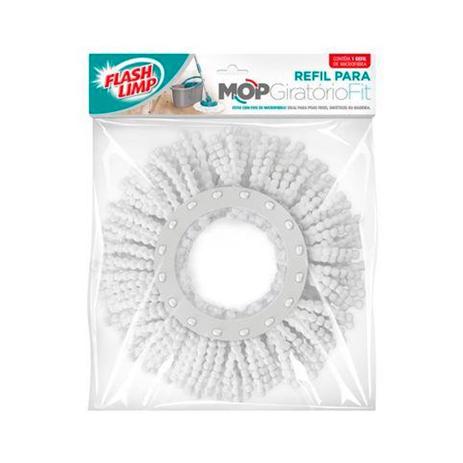 Refil Para Mop Giratório Fit Esfregão Microfibra Flash limp é boa?