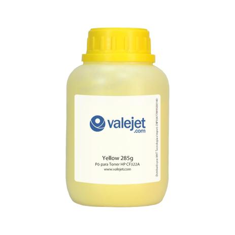 Refil para Toner HP CF322A M680F 653A Yellow 285g Valejet Menor preço em Refil para Toner HP CF322A M680F 653A Yellow 285g Valejet