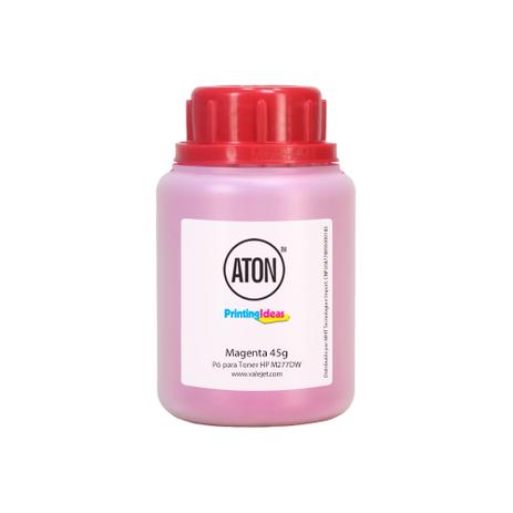 Refil para Toner HP CF403A 201A M252DW M277DW Magenta 45g Aton Menor preço em Refil para Toner HP CF403A 201A M252DW M277DW Magenta 45g Aton