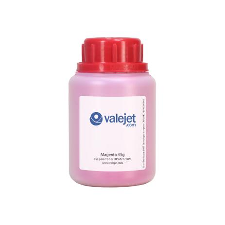 Refil para Toner HP CF403A 201A M252DW M277DW Magenta 45g - Valejet Menor preço em Refil para Toner HP CF403A 201A M252DW M277DW Magenta 45g - Valejet
