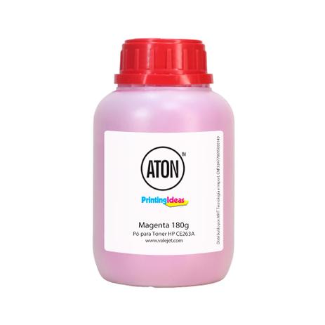 Refil para Toner HP CP4025 CE263A 647A Magenta 180g Aton Menor preço em Refil para Toner HP CP4025 CE263A 647A Magenta 180g Aton