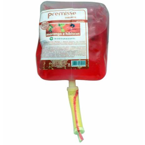 Refil sabonete liquido 800ml morango/hibiscus / un / premisse Menor preço em Refil sabonete liquido 800ml morango/hibiscus / un / premisse