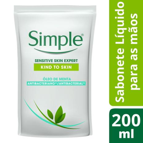 Refil Sabonete Liquido Antibacteriano Simple Gentle Care 200ml é boa?