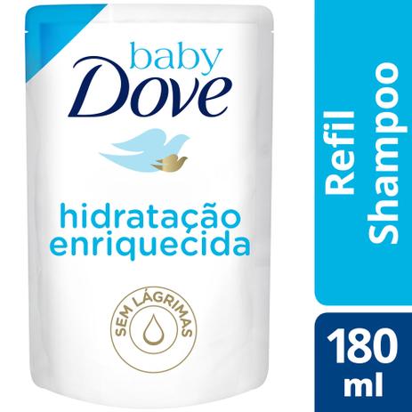 Refil Shampoo Dove Baby Hidratacao Enriquecida 180ml Menor preço em Refil Shampoo Dove Baby Hidratacao Enriquecida 180ml