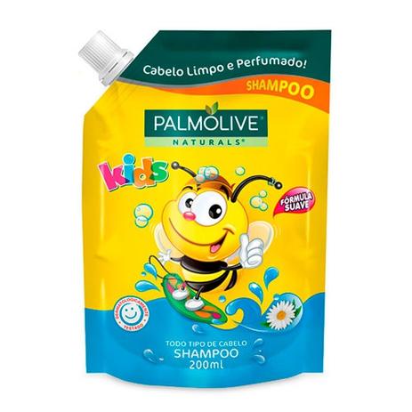 Refil Shampoo Palmolive Naturals Kids 200ml Menor preço em Refil Shampoo Palmolive Naturals Kids 200ml