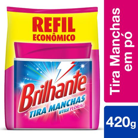 Refil Tira Manchas em Pó Brilhante Utile Floral 420g Menor preço em Refil Tira Manchas em Pó Brilhante Utile Floral 420g