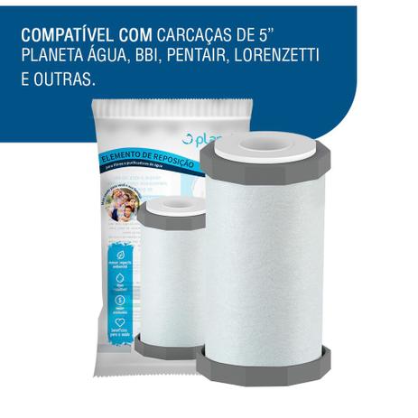 Refil Vela Filtro Loren Acqua 5 - Planeta Água POU Menor preço em Refil Vela Filtro Loren Acqua 5 - Planeta Água POU