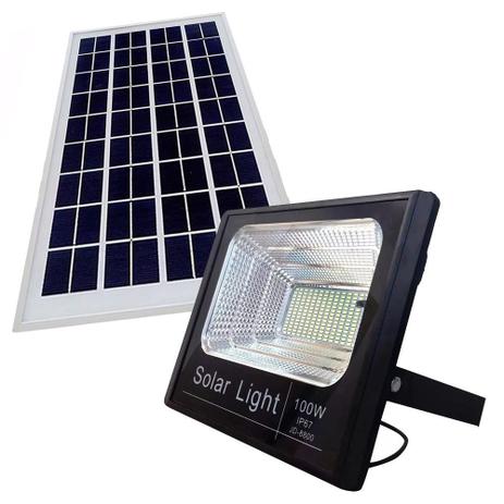 Refletor 100w Controle Remoto Holofote Energia Solar Sensor Led Iluminacao - Braslu é boa?