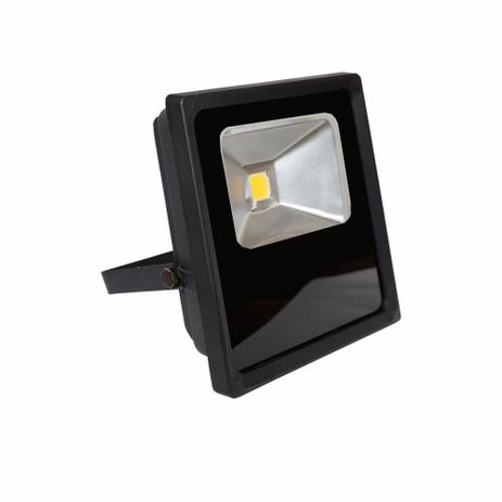 Refletor de LED Flat 10W Bivolt Branco Frio 6500K Carcaça Preto - Starlux Menor preço em Refletor de LED Flat 10W Bivolt Branco Frio 6500K Carcaça Preto - Starlux
