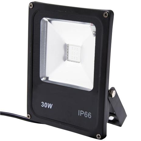 Refletor holofote led 30w rgb - Swissport Menor preço em Refletor holofote led 30w rgb - Swissport