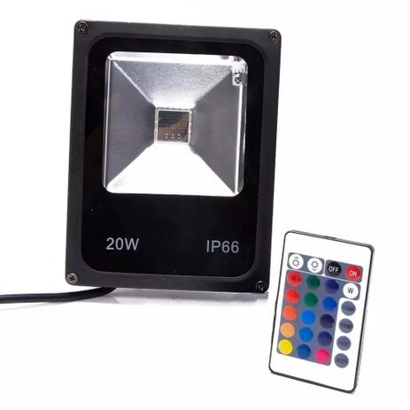 Refletor Holofote Led Rgb Colorido 20w Bivolt - Wd é boa?