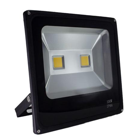 Refletor Holofote Led Slim 100W Branco Bivolt - Kit led Menor preço em Refletor Holofote Led Slim 100W Branco Bivolt - Kit led