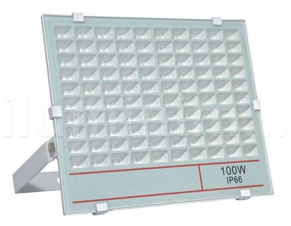 Refletor Holofote MicroLED 100W Multifocal Branco Frio Fosco - Iluminim led Menor preço em Refletor Holofote MicroLED 100W Multifocal Branco Frio Fosco - Iluminim led