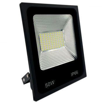 Refletor Holofote Super LED SMD 50W Branco Frio Bivolt - Power Xl Menor preço em Refletor Holofote Super LED SMD 50W Branco Frio Bivolt - Power Xl