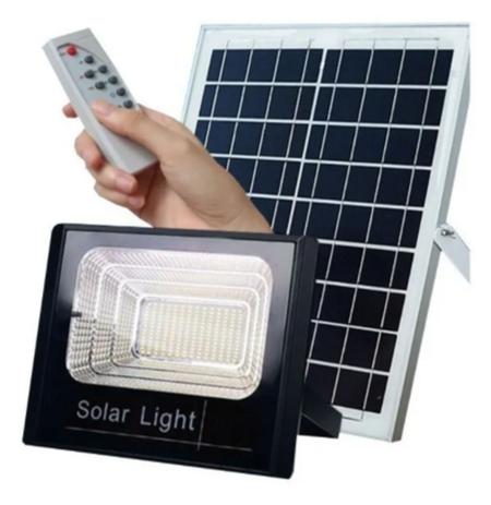 Refletor Holofote Ultra Led Solar 50w Real + Placa Solar - ZEM Menor preço em Refletor Holofote Ultra Led Solar 50w Real + Placa Solar - ZEM