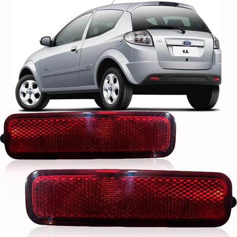 Refletor Lanterna Parachoque Ford Ka 2011 A 2013 Vermelho - Jcv Menor preço em Refletor Lanterna Parachoque Ford Ka 2011 A 2013 Vermelho - Jcv