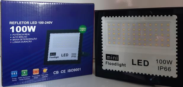 Refletor Led 100w Holofote Bivolt Prova Dágua Branco Frio IP66 - Superled Ilumimax é ruim? Refletor Led 100w Holofote Bivolt Prova Dágua Branco Frio IP66 - Superled Ilumimax é boa?