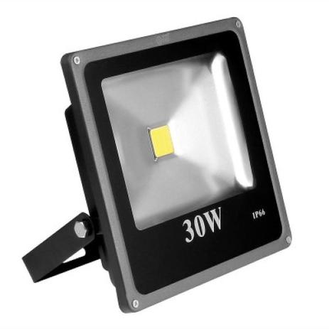Refletor LED 30W SMD Slim 6000K Embuled - Golden Menor preço em Refletor LED 30W SMD Slim 6000K Embuled - Golden