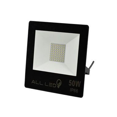 Refletor led all led ip66 50w 4500 lumens 6000k Menor preço em Refletor led all led ip66 50w 4500 lumens 6000k