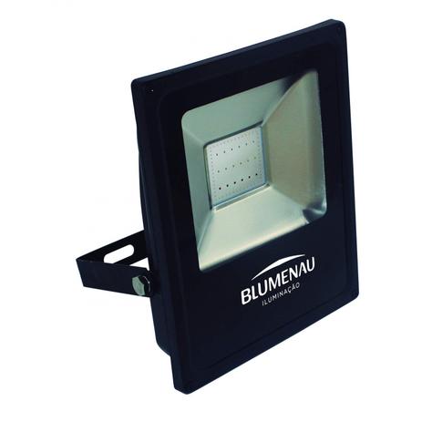 Refletor LED em Alumínio 20W Slim Blumenau Preto Menor preço em Refletor LED em Alumínio 20W Slim Blumenau Preto