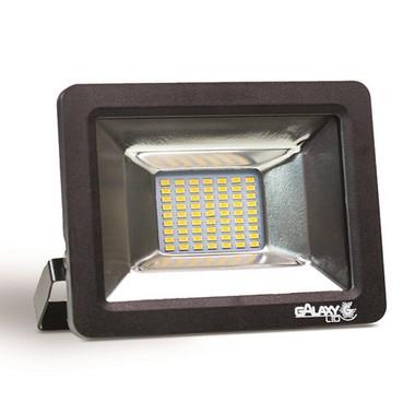 REFLETOR LED galaxy PRETO 30W 2100 LUMENS 6500K Menor preço em REFLETOR LED galaxy PRETO 30W 2100 LUMENS 6500K