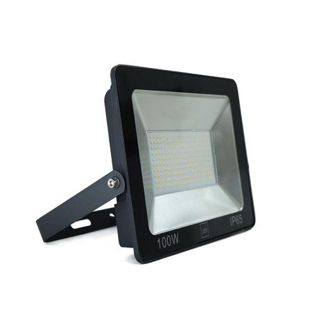 Refletor Led Holofote 100w Branco Frio Resistente Água 220V - Chandelie Menor preço em Refletor Led Holofote 100w Branco Frio Resistente Água 220V - Chandelie